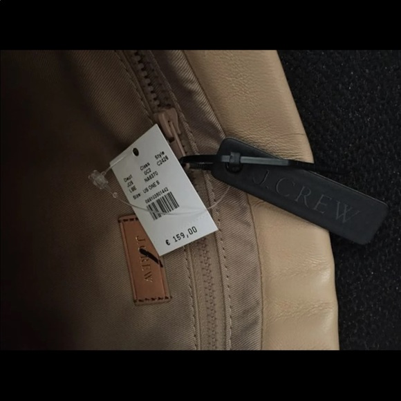 Nwt j crew leather classic clutch - Picture 7 of 9